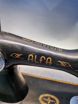 coleccionismo, maquina de coser ALFA S.A eibar