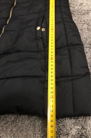 Giubbino donna lungo nero Piazza Italia S