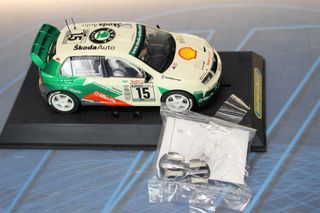 Skoda Fabia WRC nº 15. Superslot – Electrotren. Coche Slot. 2003.
