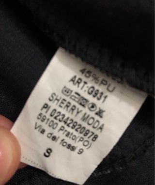 Giacca similpelle donna S