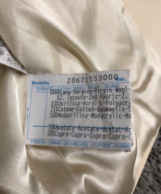 Giacca blazer donna 100% lana vergine tg 42