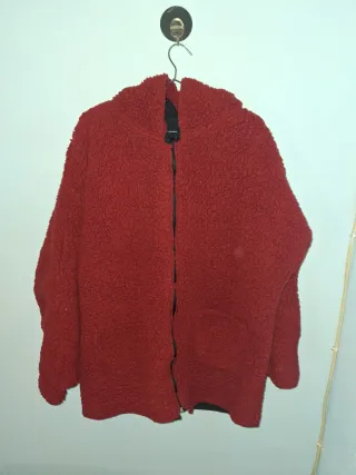 Abrigo borreguito reversible señora