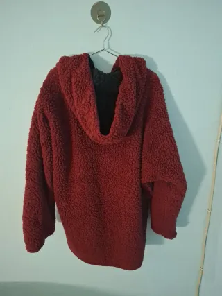 Abrigo borreguito reversible señora