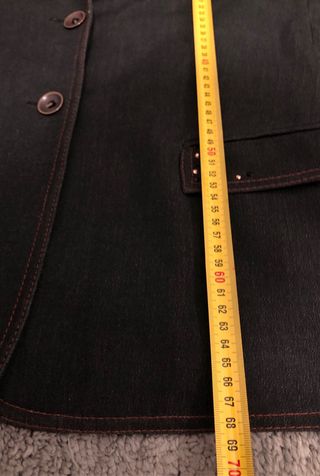 Giacca donna effetto jeans taglia 50