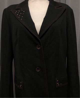 Giacca donna effetto jeans taglia 50