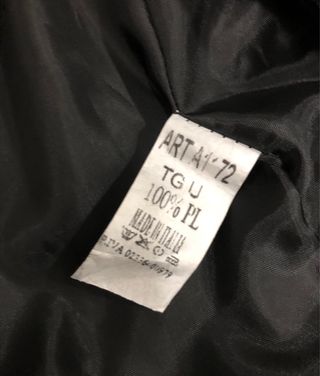 Pelliccia donna nera taglia unica