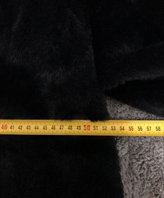 Pelliccia donna nera taglia unica