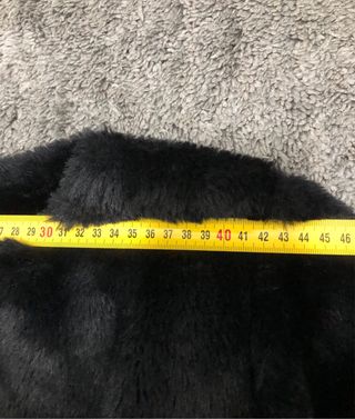 Pelliccia donna nera taglia unica