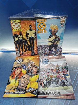Nuevos X-men etapa grant Morrison, 11 cómics + 2 tomos edicion USA