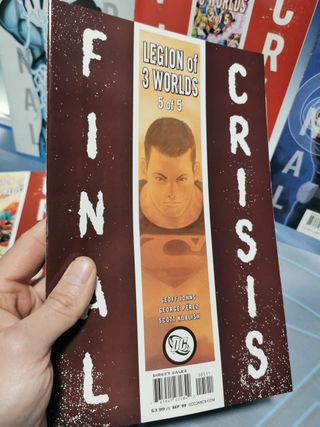 cómic usa, Final Crisis 1-5 Legion of 3 Worlds , DC Comics 2008, George perez