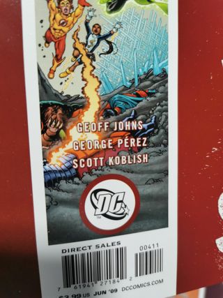 cómic usa, Final Crisis 1-5 Legion of 3 Worlds , DC Comics 2008, George perez