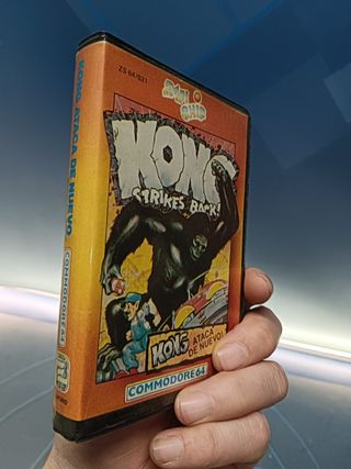 videojuego- KONG STRIKES BACK, KONG ATACA DE NUEVO - JUEGO COMMODORE 64