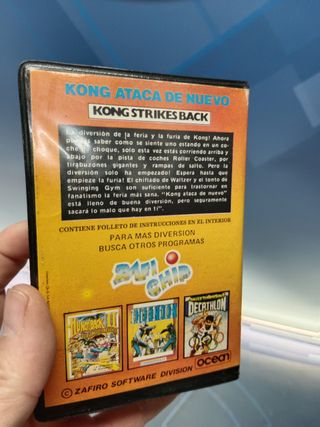 videojuego- KONG STRIKES BACK, KONG ATACA DE NUEVO - JUEGO COMMODORE 64