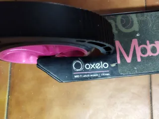 Patinete Oxelo rosa y negro