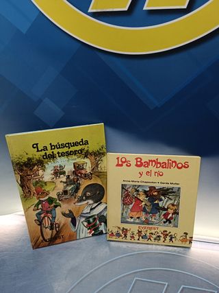 cuentos, La búsqueda del tesoro, Los líos en la mansión, JOHN PATIENCE + LOS BAMBALINOS Y EL RIO, Anne Marie Chapouton , Gerda Muller 1986