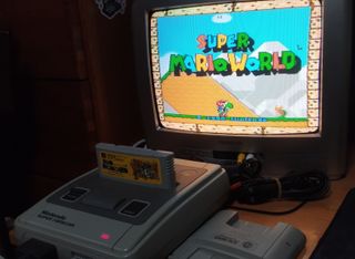 Super Famicom con 2 mandos