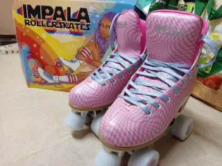 Patines Impala Rosa Cuadros