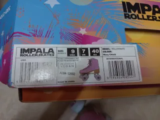 Patines Impala Rosa Cuadros