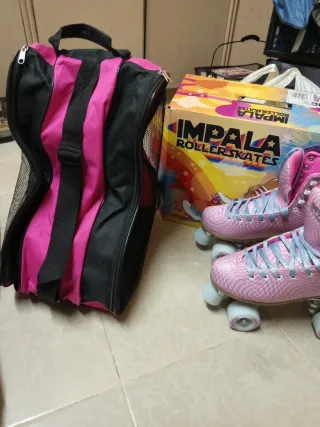 Patines Impala Rosa Cuadros