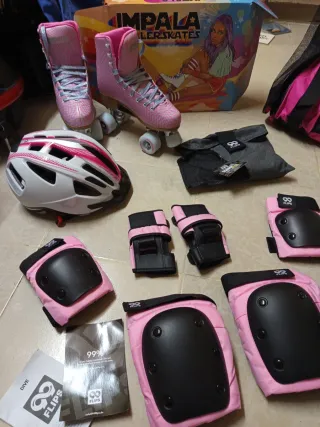 Patines Impala Rosa Cuadros