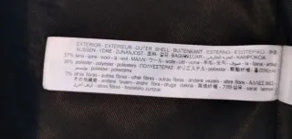 Cappotto donna 57% lana nero