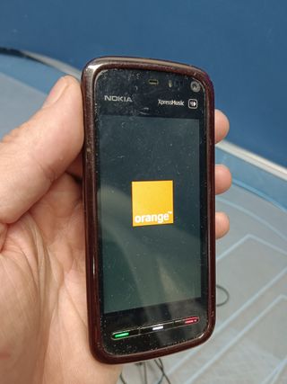 Teléfono, movil, Nokia 5800d-1, RM-356, Negro, Desbloqueado 81MB 3.2" Pantalla Táctil