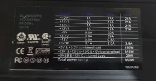 Fuente de Alimentación PC 850W