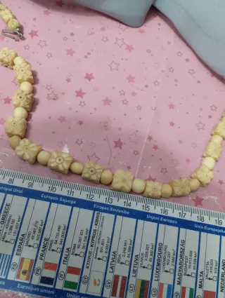 Collana chiusura argento 835 e materiale nobile