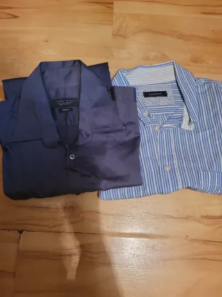 Lote 3 vaqueros hombre Xl y 2 camisas L.