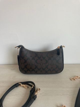 Bolso Coach Marrón y Negro