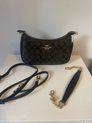 Bolso Coach Marrón y Negro
