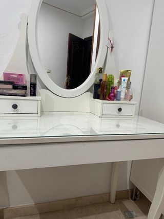 Tocador IKEA HEMNES blanco 100x50 cm