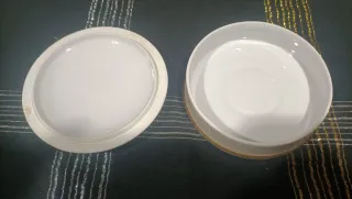 Scatola Longo Italy porcellana oro zecchino