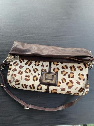 Bolso Adolfo Dominguez U Marrón Leopardo