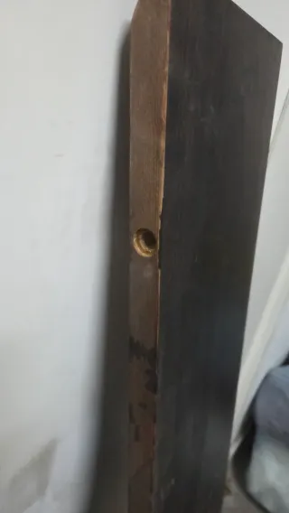 2 mensole in legno marrone