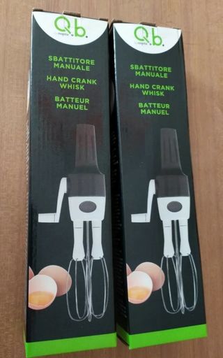 Set 2 Sbattitore Manuale cucina idea regalo Natale