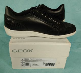 Zapatillas Geox Negras Talla 39 Nuevas