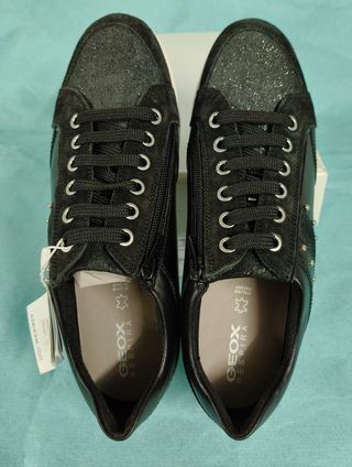 Zapatillas Geox Negras Talla 39 Nuevas