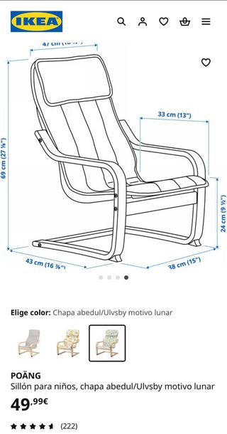 Sillón infantil IKEA