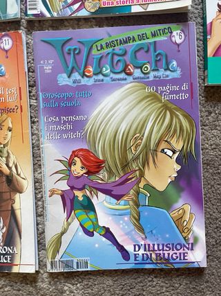 Riviste fumetto e libro Witch