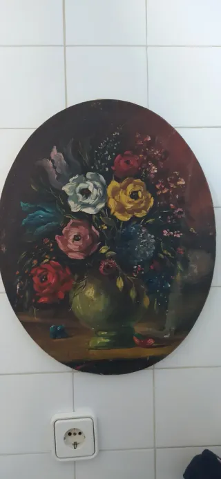 Óleo sobre lienzo del pintor Sevillano Ferreira