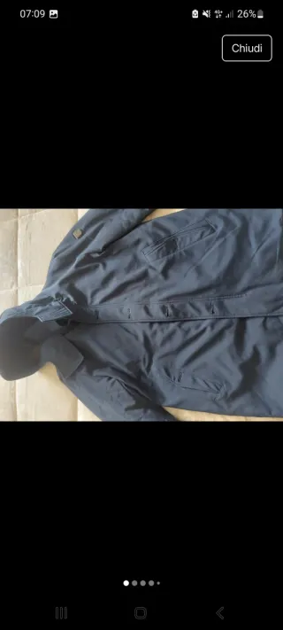 Cappotto uomo blu