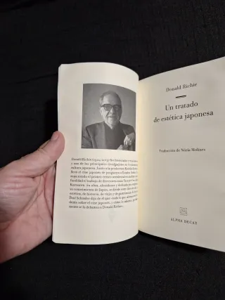 Donald Richie. Un tratado de estética japonesa