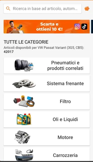 Codice sconto Autodoc 10€