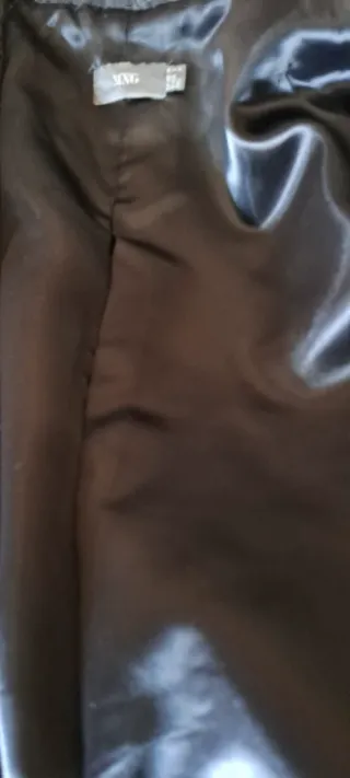 Abrigo Mango Lana Mohair Gris