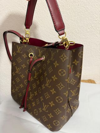 Bolso Louis Vuitton Marrón y Rojo