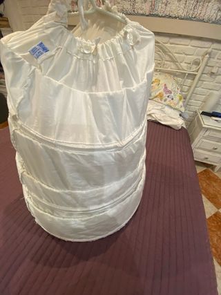 Cancán niña blanco 5-9 años