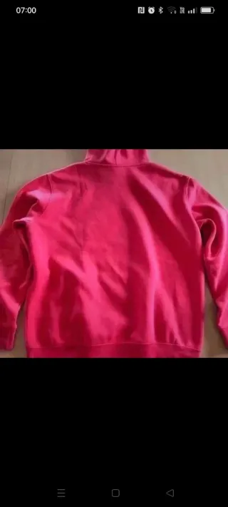 Felpa con cappuccio H&M rossa