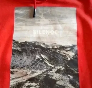 Felpa con cappuccio H&M rossa