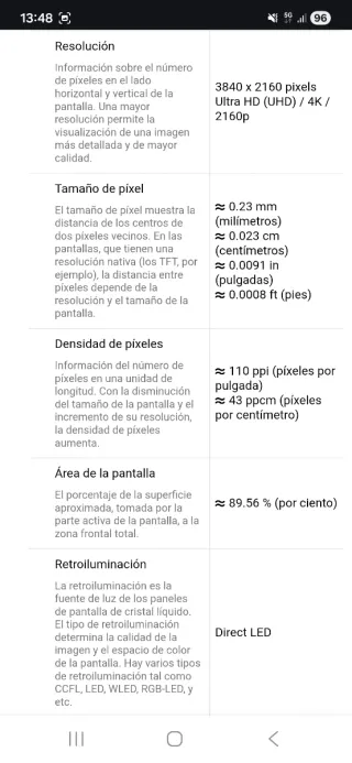 Televisión Samsung 40 Negra